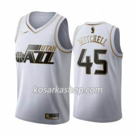 Dres Utah Jazz Donovan Mitchell 45 Nike 2019-20 Bijela Golden Edition Swingman